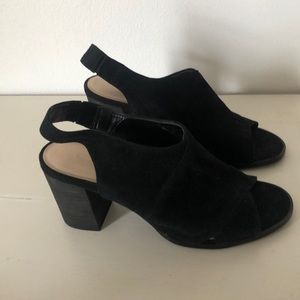Nine West slingback mules / Black / size 8
